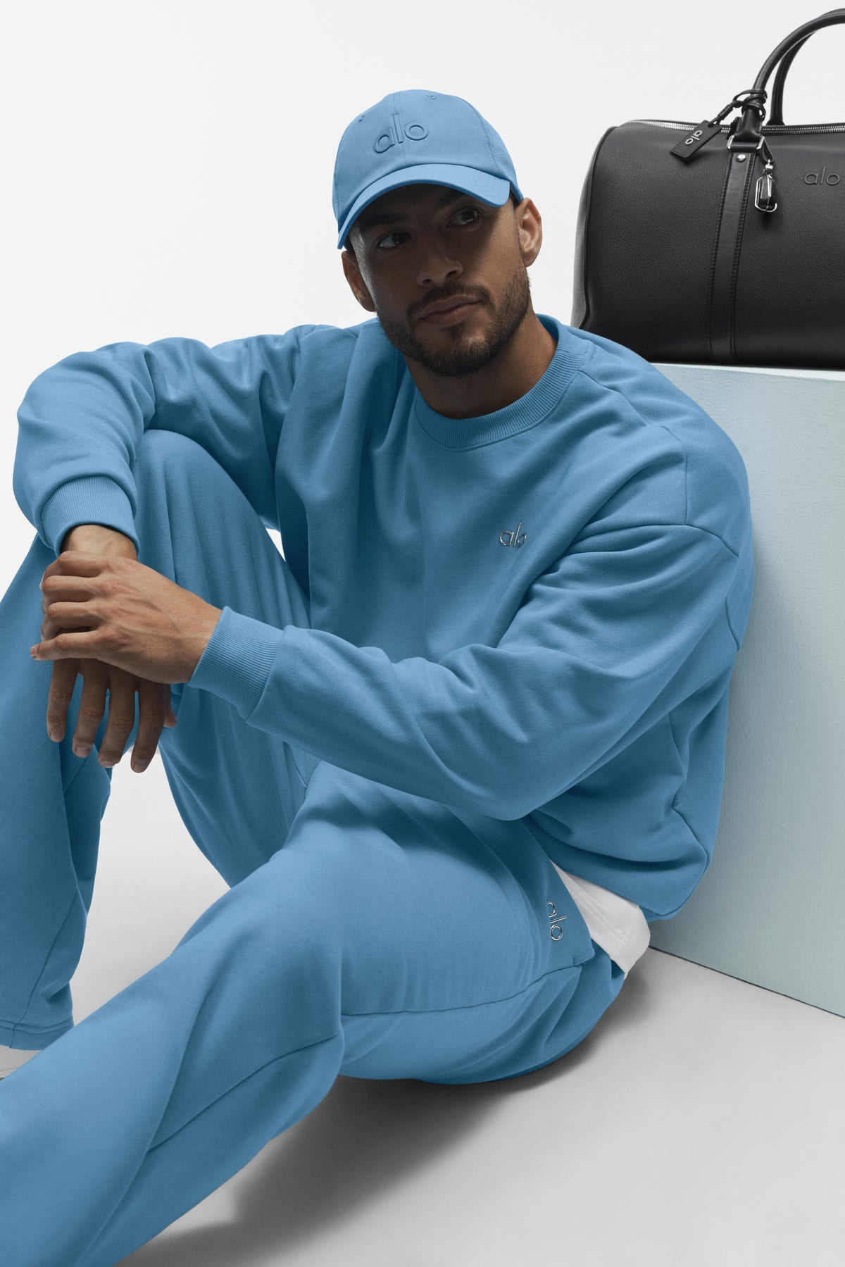 Accolade Crew Neck Pullover - California Blue--4