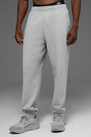 Cuffed Renown Heavy Weight Sweatpant - Athletic Heather Grey