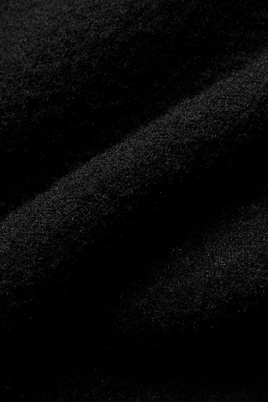 Seamless Winter Warm Plush Cropped Short Sleeve - Black--4