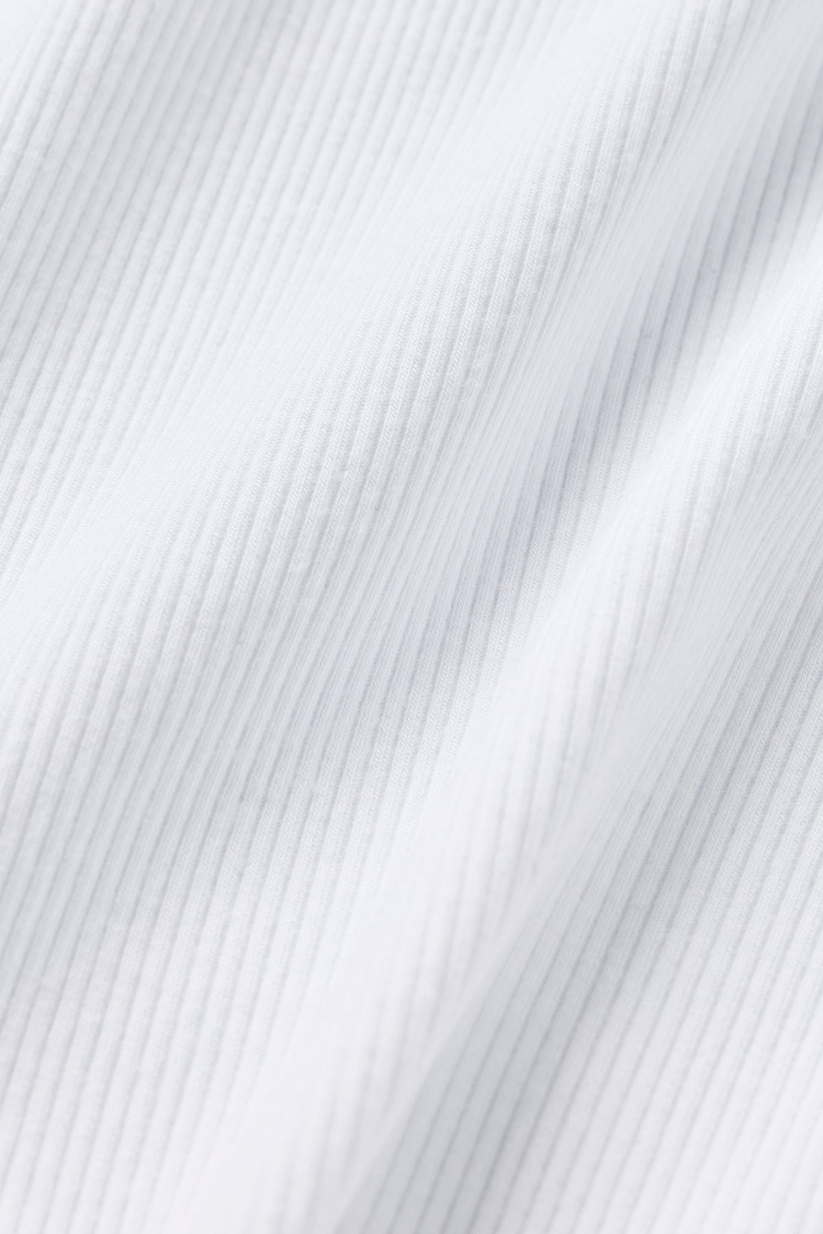 Ribbed Modal Cap Sleeve Top - White--4