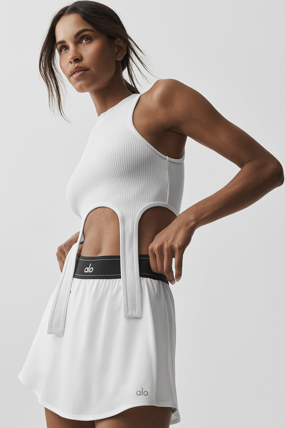Wellness Rib Flaunt Tank - White--2