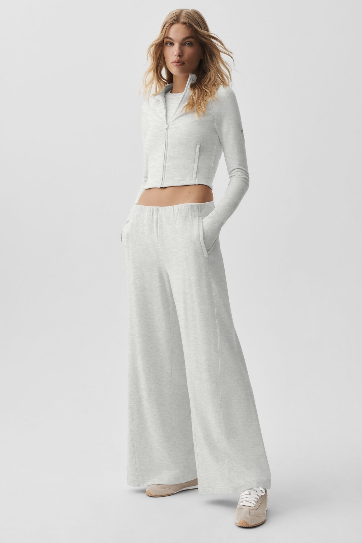 Sway On The Go Jacket - White Heather--4