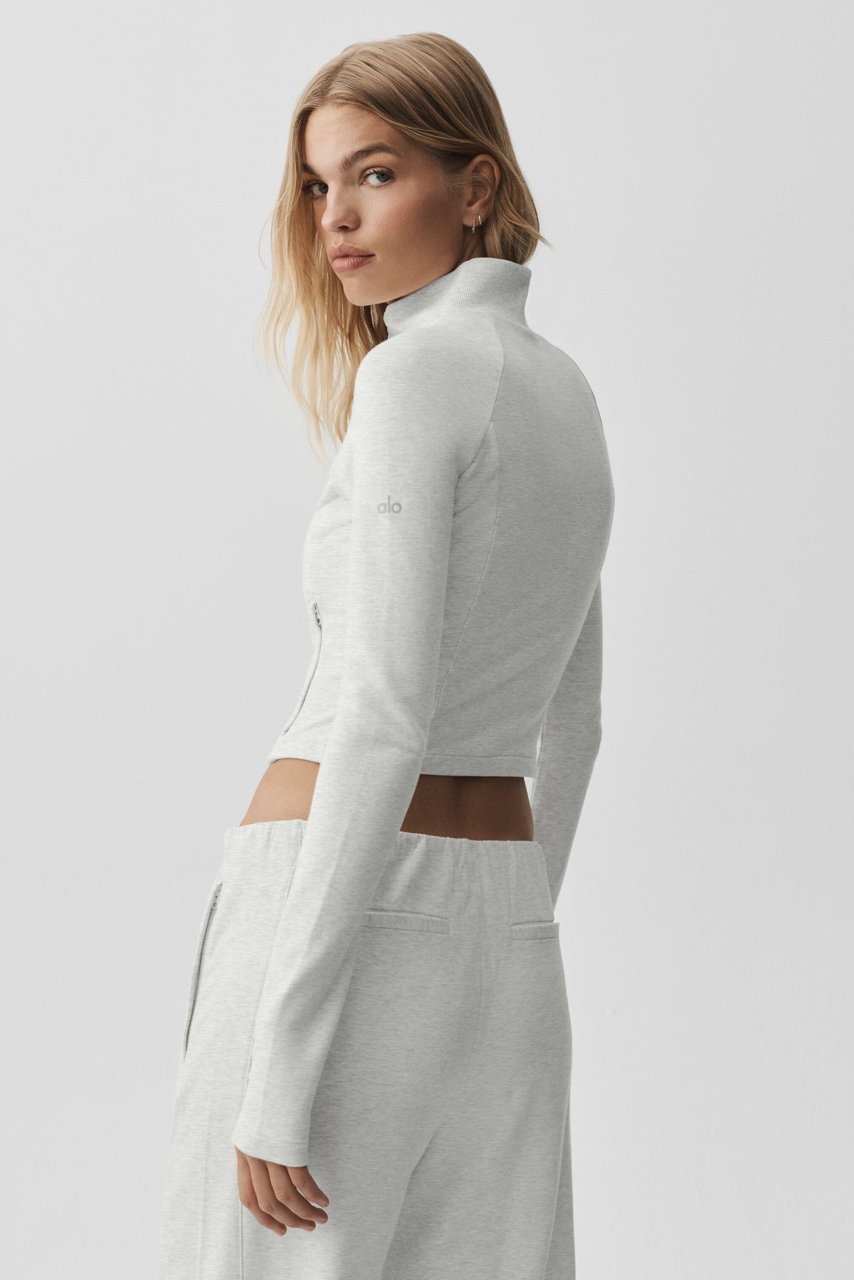 Sway On The Go Jacket - White Heather--1