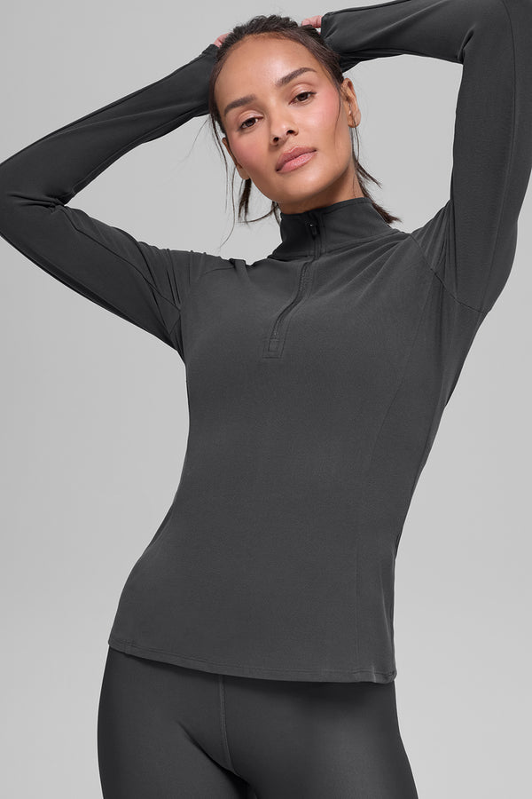 Alosoft 1/2 Zip Rapid Pullover - Anthracite