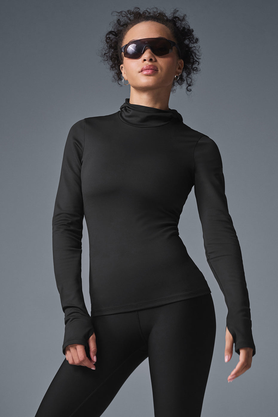 Airlift Winter Warm Hooded Runner - Black--0