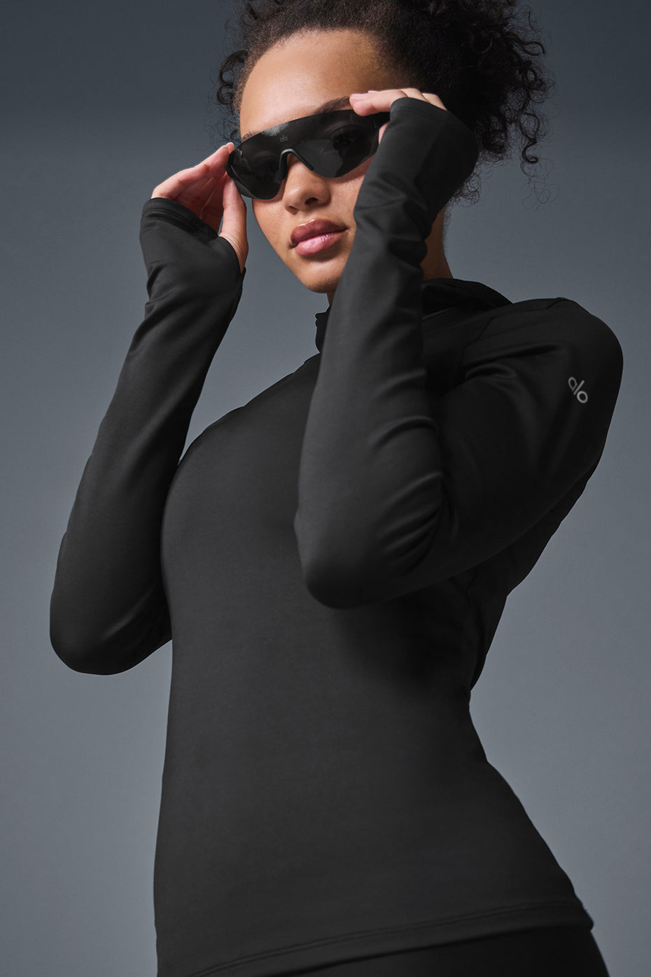 Airlift Winter Warm Hooded Runner - Black--5
