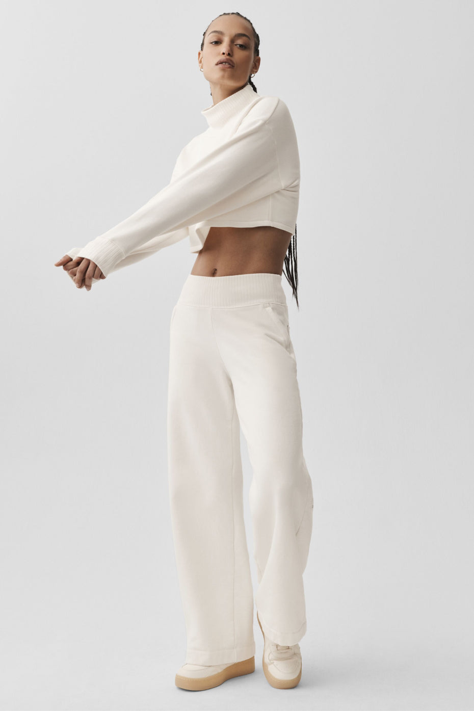 Cropped Serenity Coverup - Ivory--5