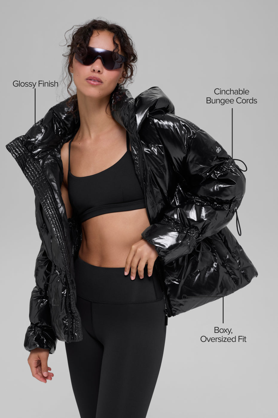 Stunner Puffer Jacket - Black--1