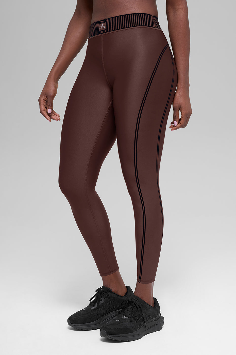 Airlift High-Waist 7/8 Line Up Legging - Brownstone--0