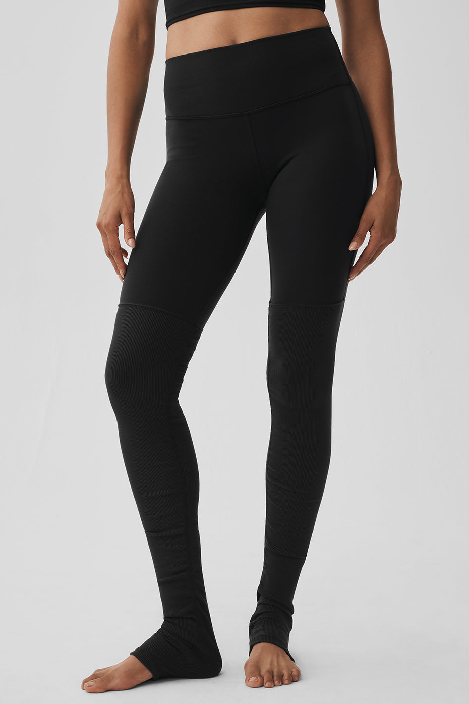 Airbrush High-Waist Highlight Goddess Legging - Black--0