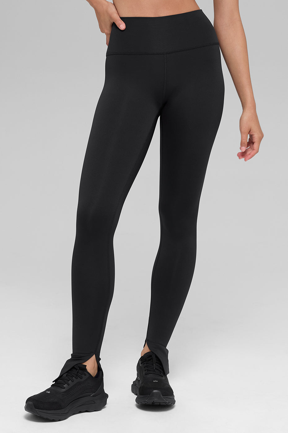 Airlift High-Waist Elongated Legging - Black--0