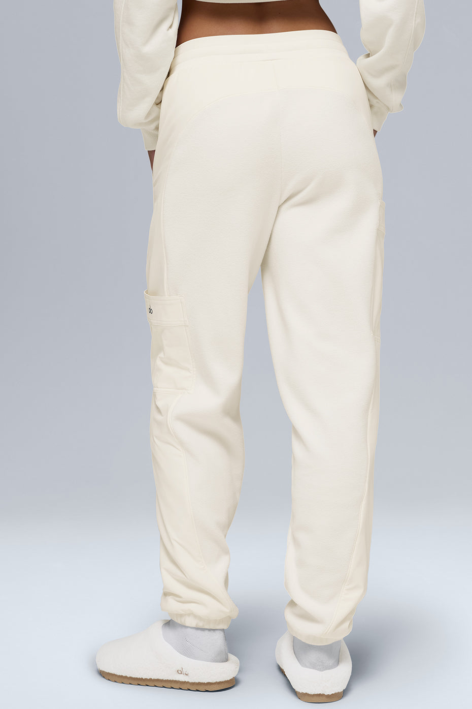 Polar Fleece Wintry Mix Pant - Ivory--1