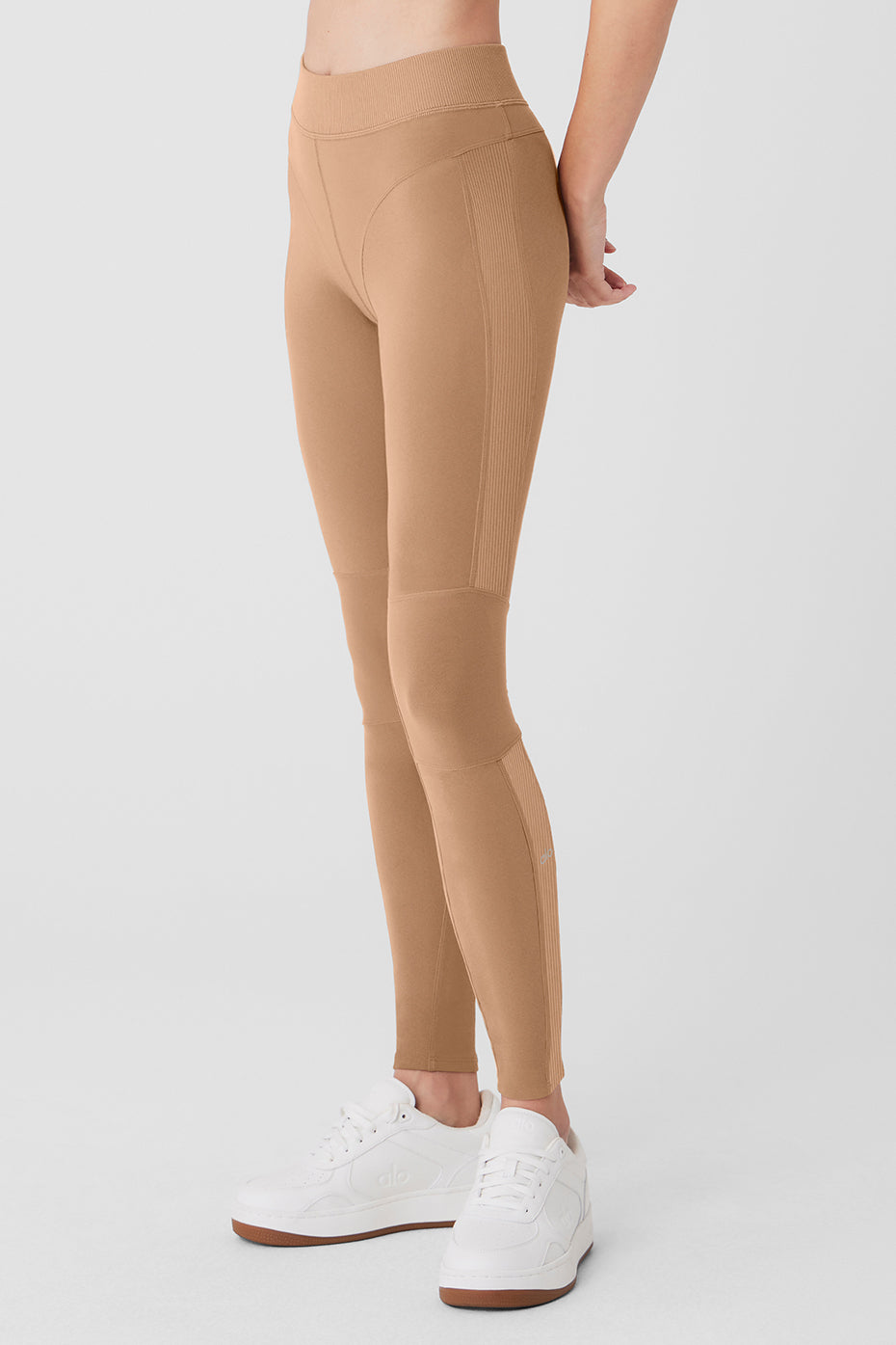 Alosoft High-Waist Head Start Legging - Toasted Almond--2