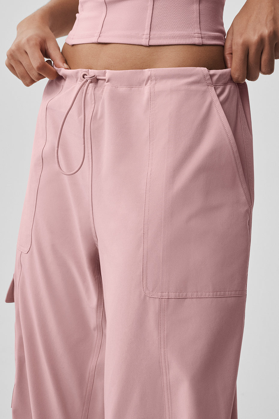 Low Rise Megastar Cargo Pant - Vintage Pink--4