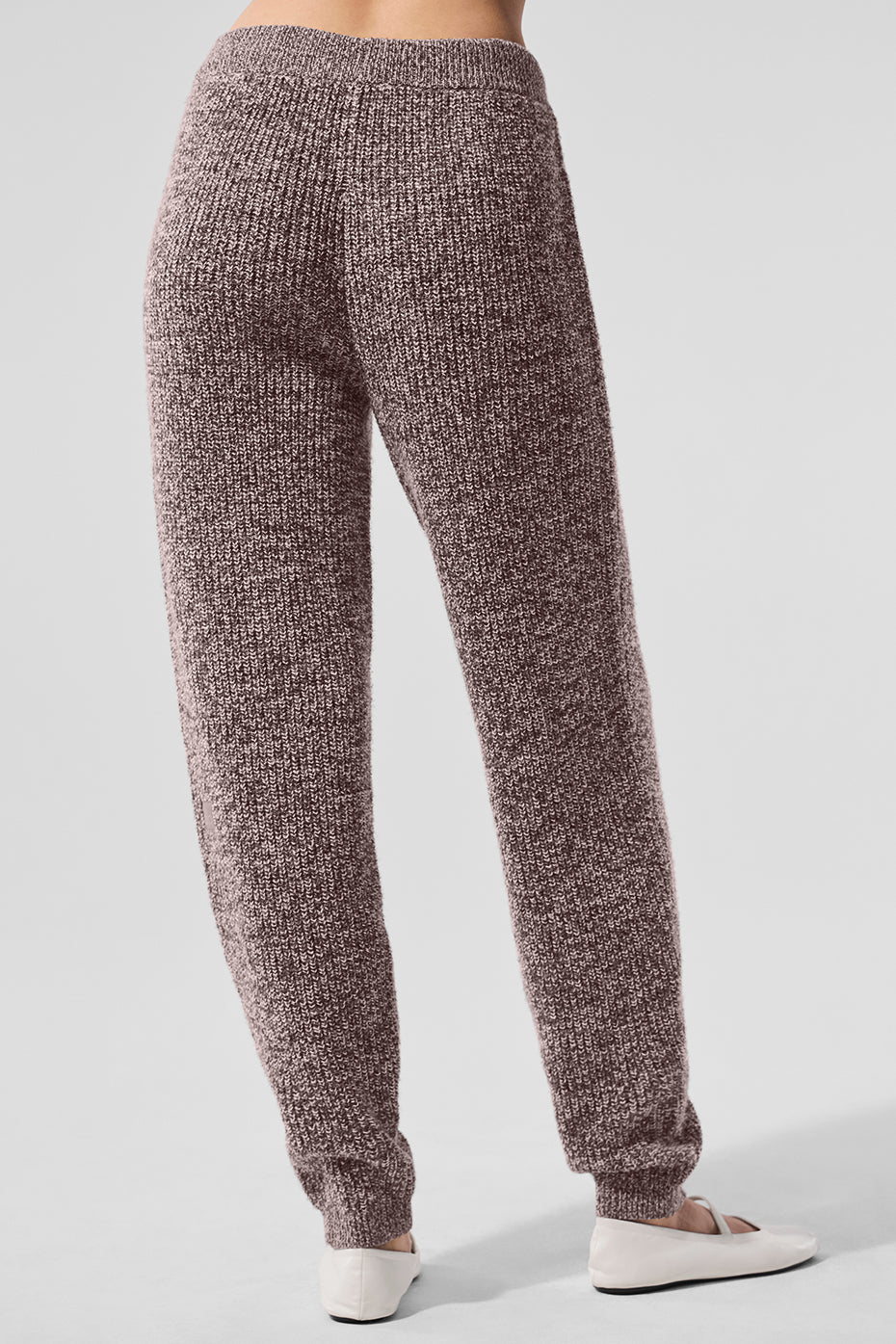 Marl Sweater Pant - Mushroom Marl--2