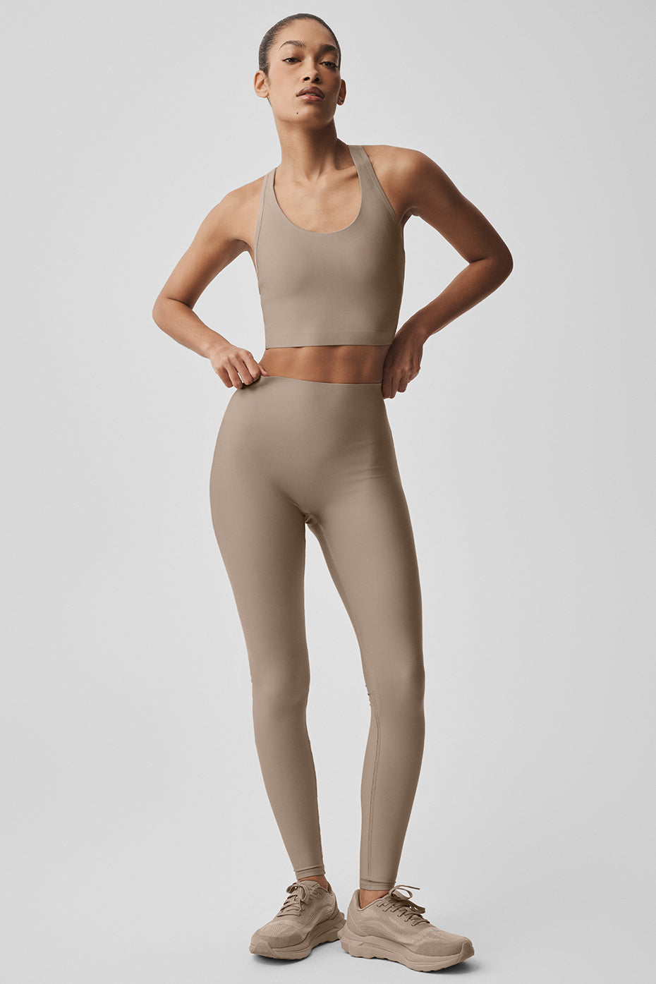 Airlift High-Waist Sleek Legging - Gravel--5