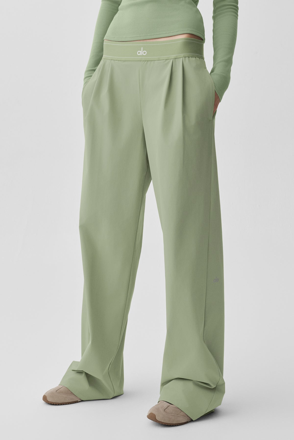 Suit Up Trouser (Long) - Dune Grass--0