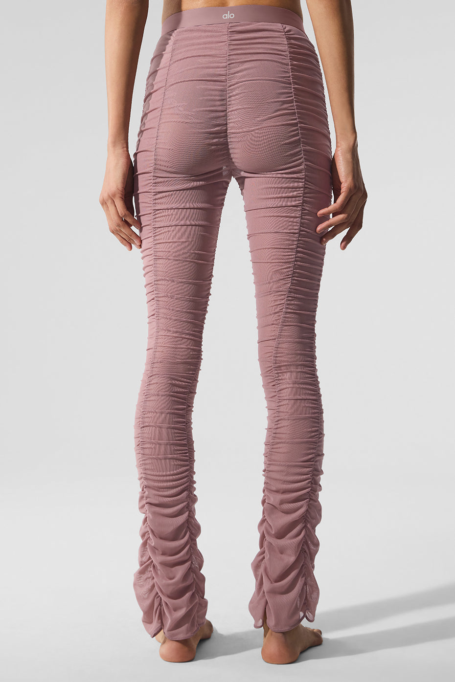 Airlift Mesh High-Waist Cherish Legging - Smoky Quartz--3