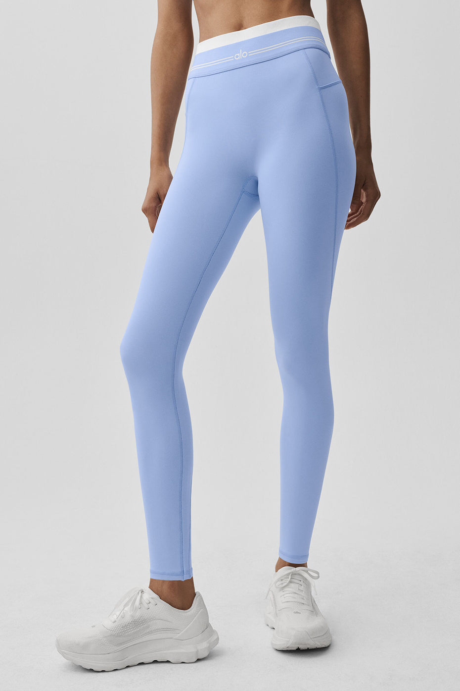 Airbrush High-Waist 7/8 Better Together Legging - Light Provence Blue/White--0