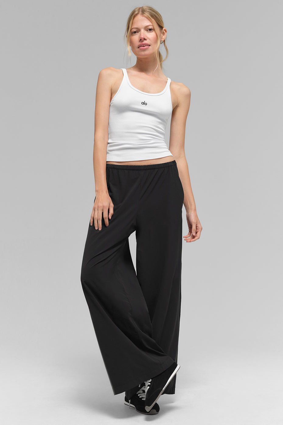 Breezy Wide Leg Pant (Regular) - Black--0