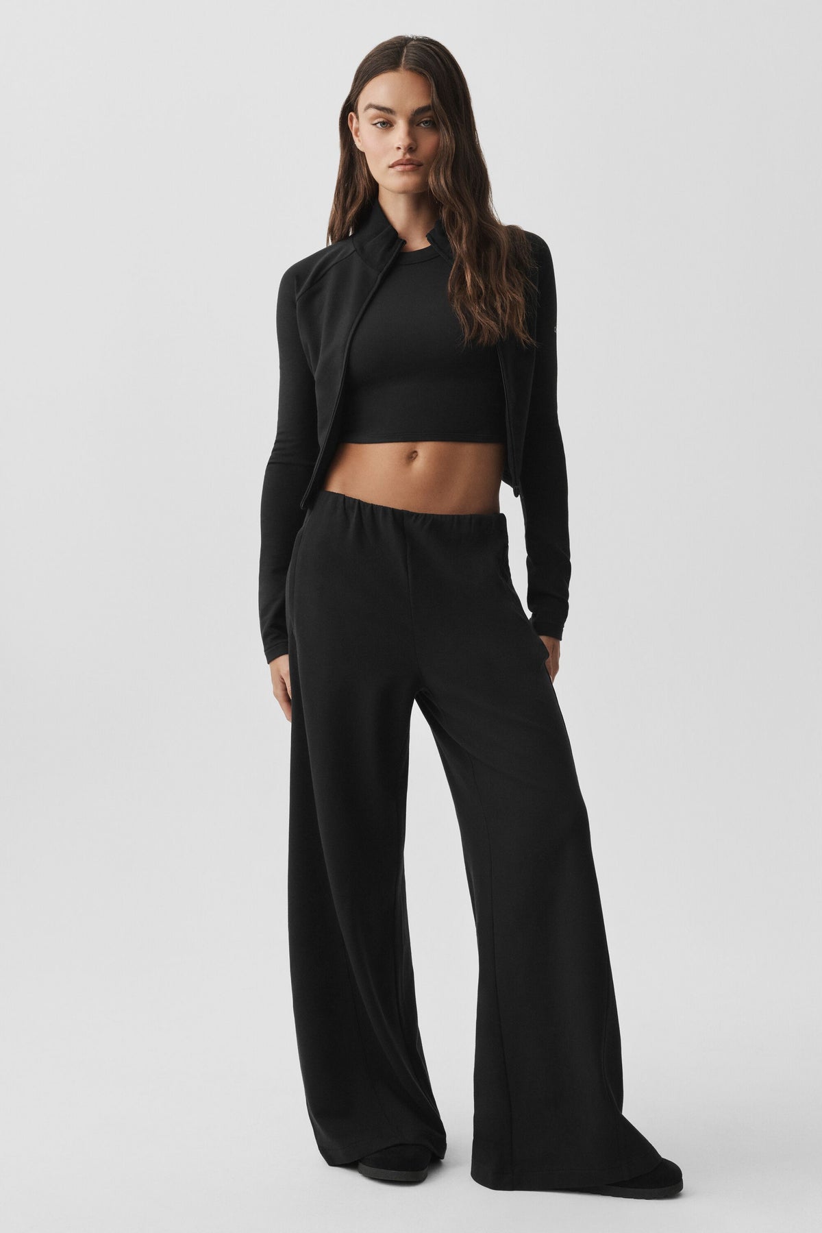 Sway Mid-Rise On The Go Pant - Black--4