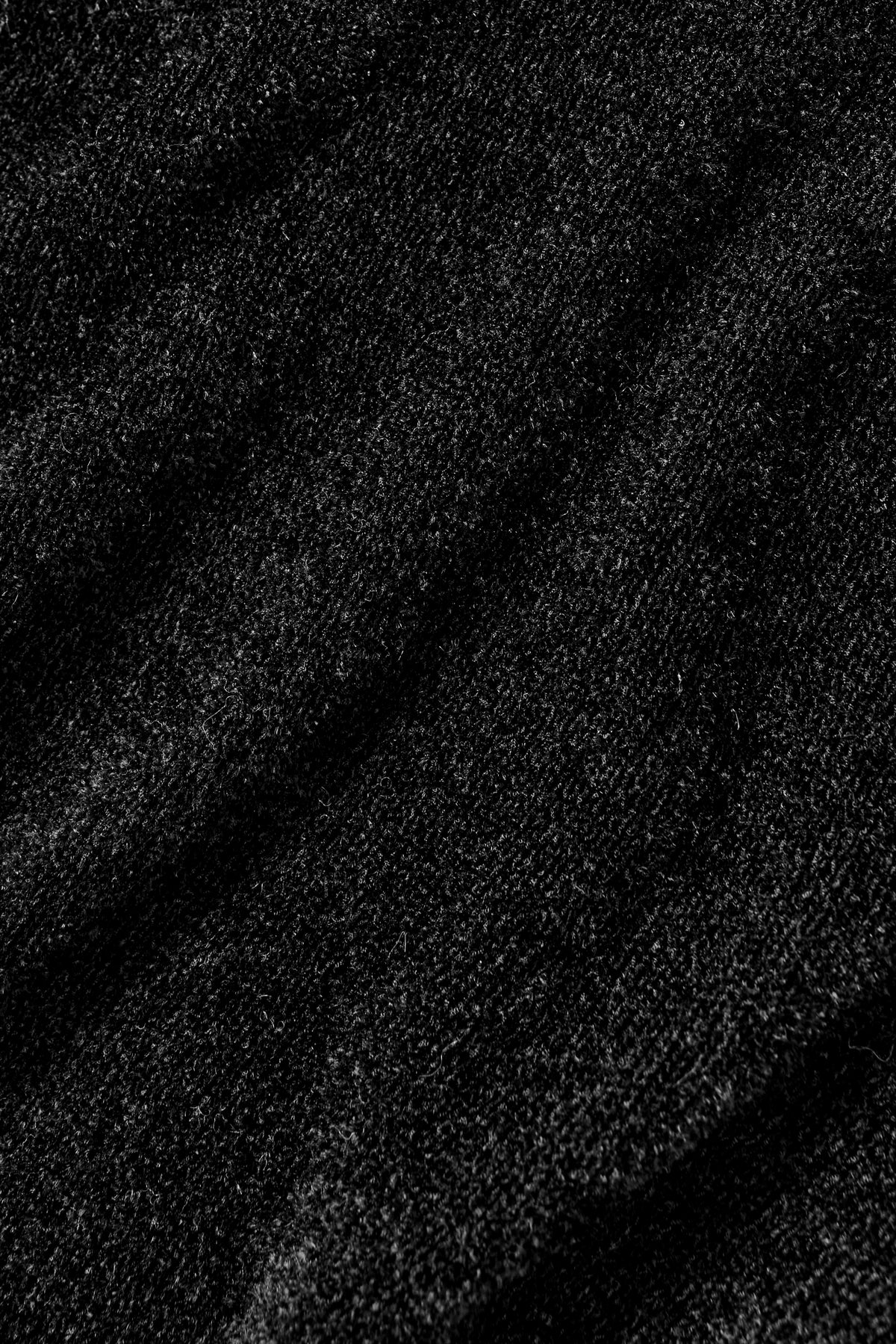 Micro Chenille High-Waist Straight Leg Pant - Black--4
