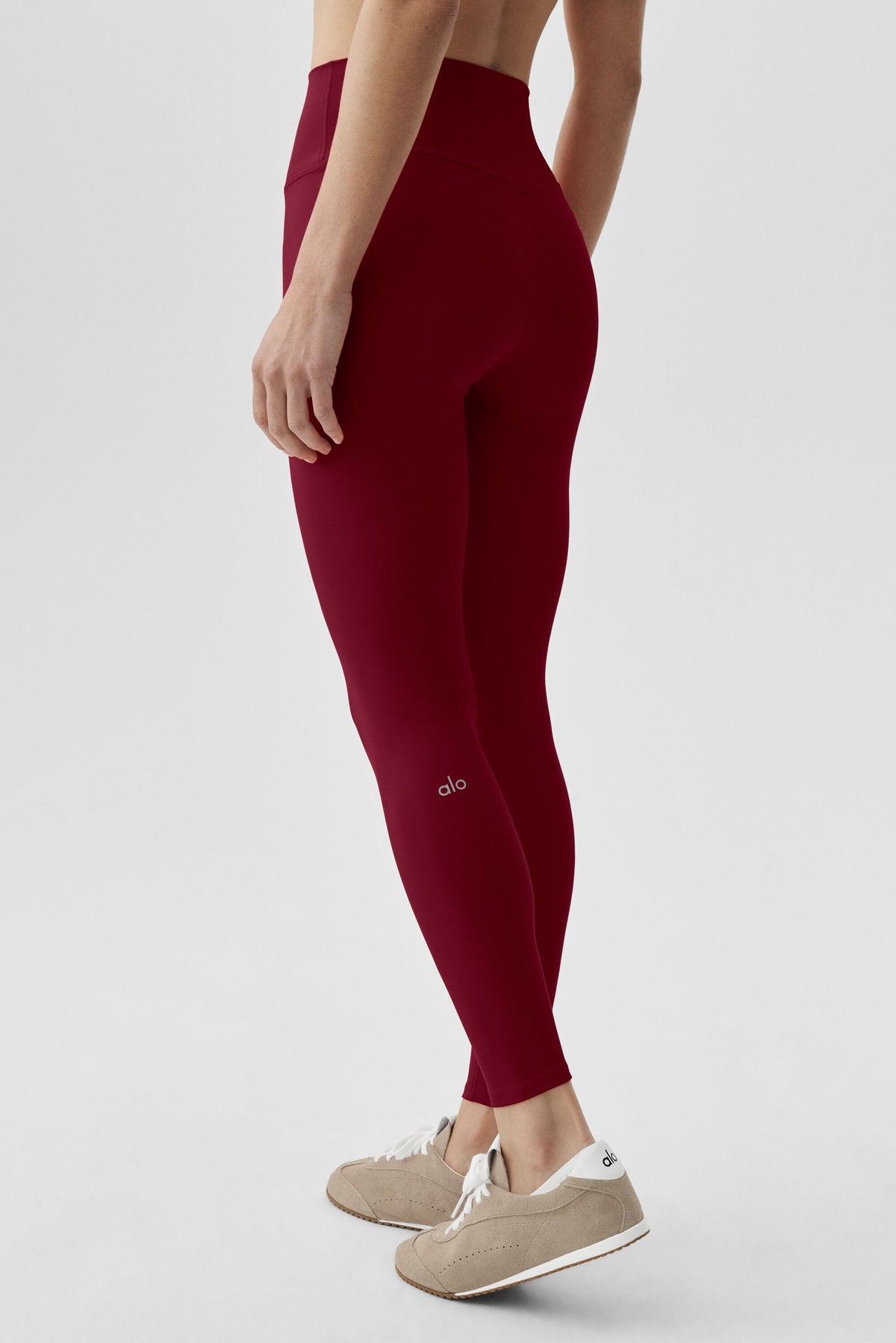 ALO Softsculpt High-Waist 7/8 Legging - Summer Romance Red--2