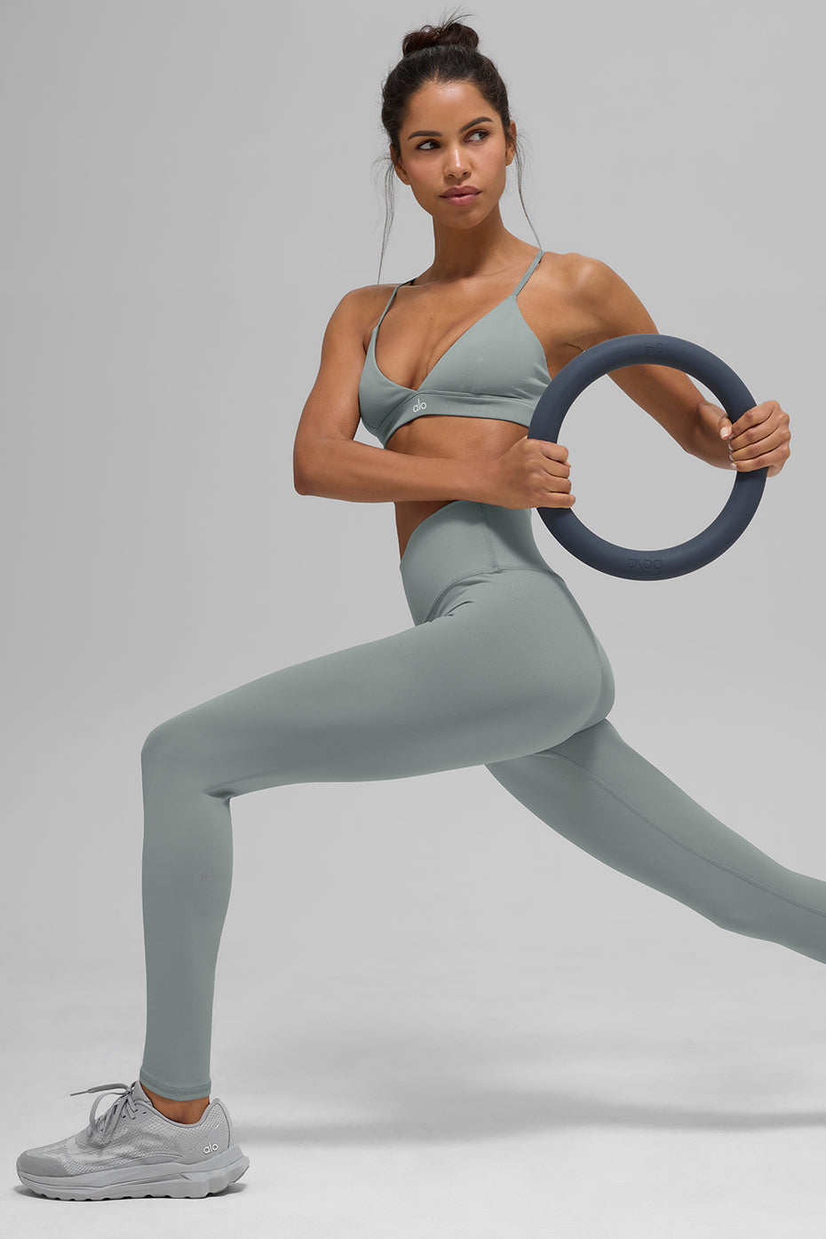 High-Waist Airbrush Legging - Lunar Grey--4