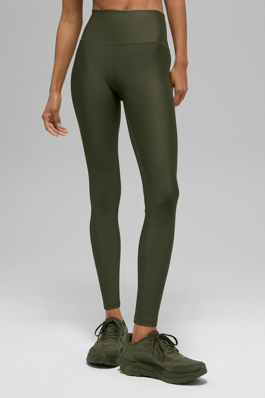 7/8 High-Waist Airlift Legging - Green Olive--0