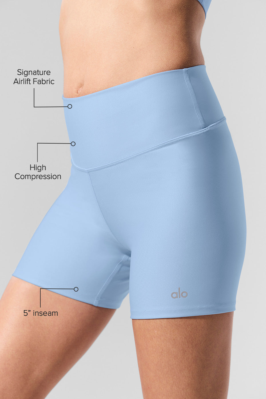 5" Airlift Energy Short - Seashell Blue--1