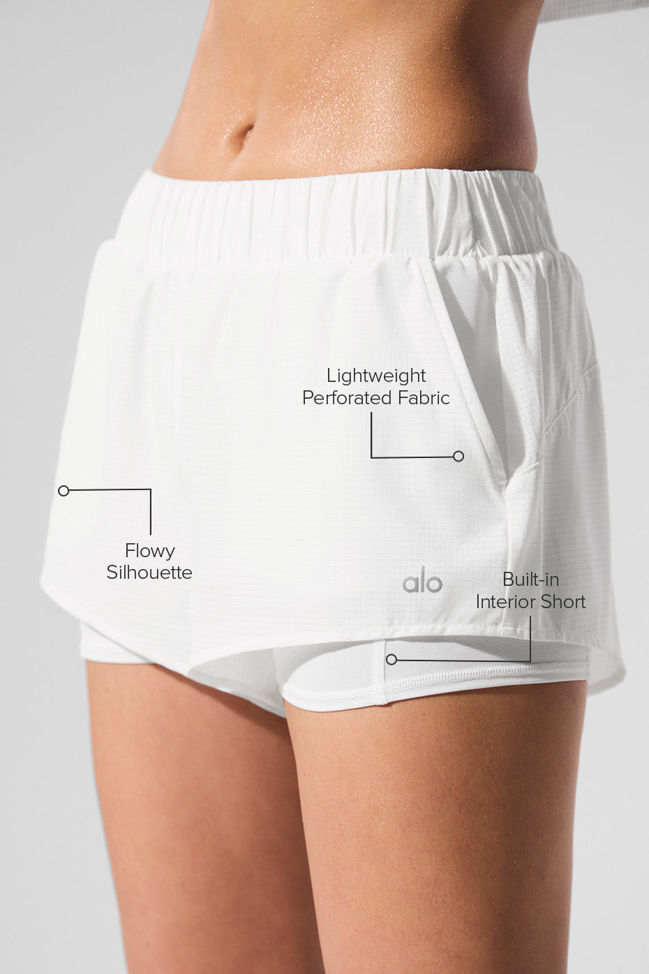 Sport Star Short - White--1