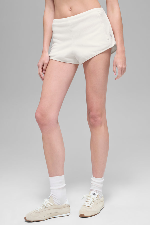 Polar Fleece Retreat Short - Ivory