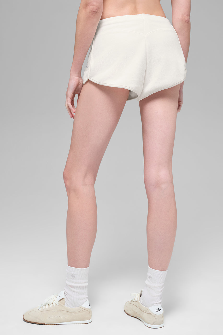 Polar Fleece Retreat Short - Ivory--2
