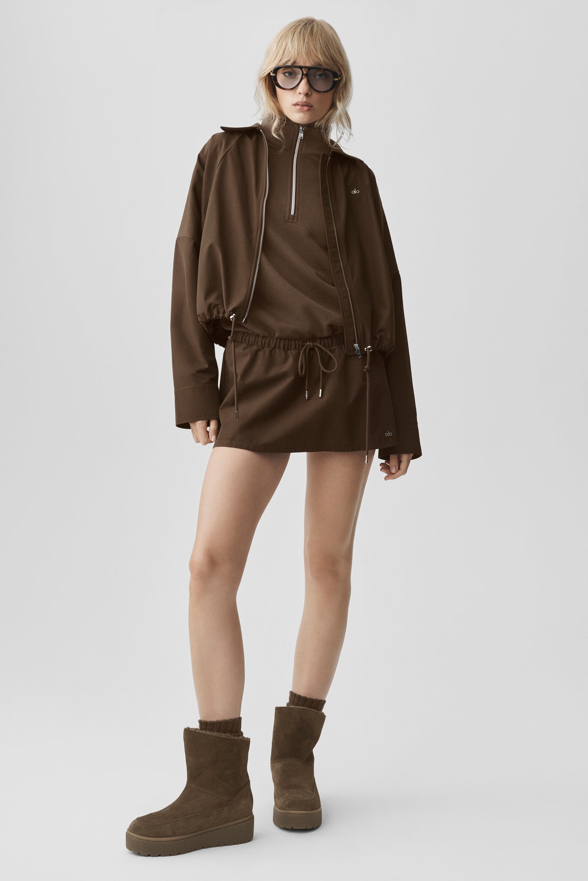 Low-Rise Best Bet Skirt - Espresso--0