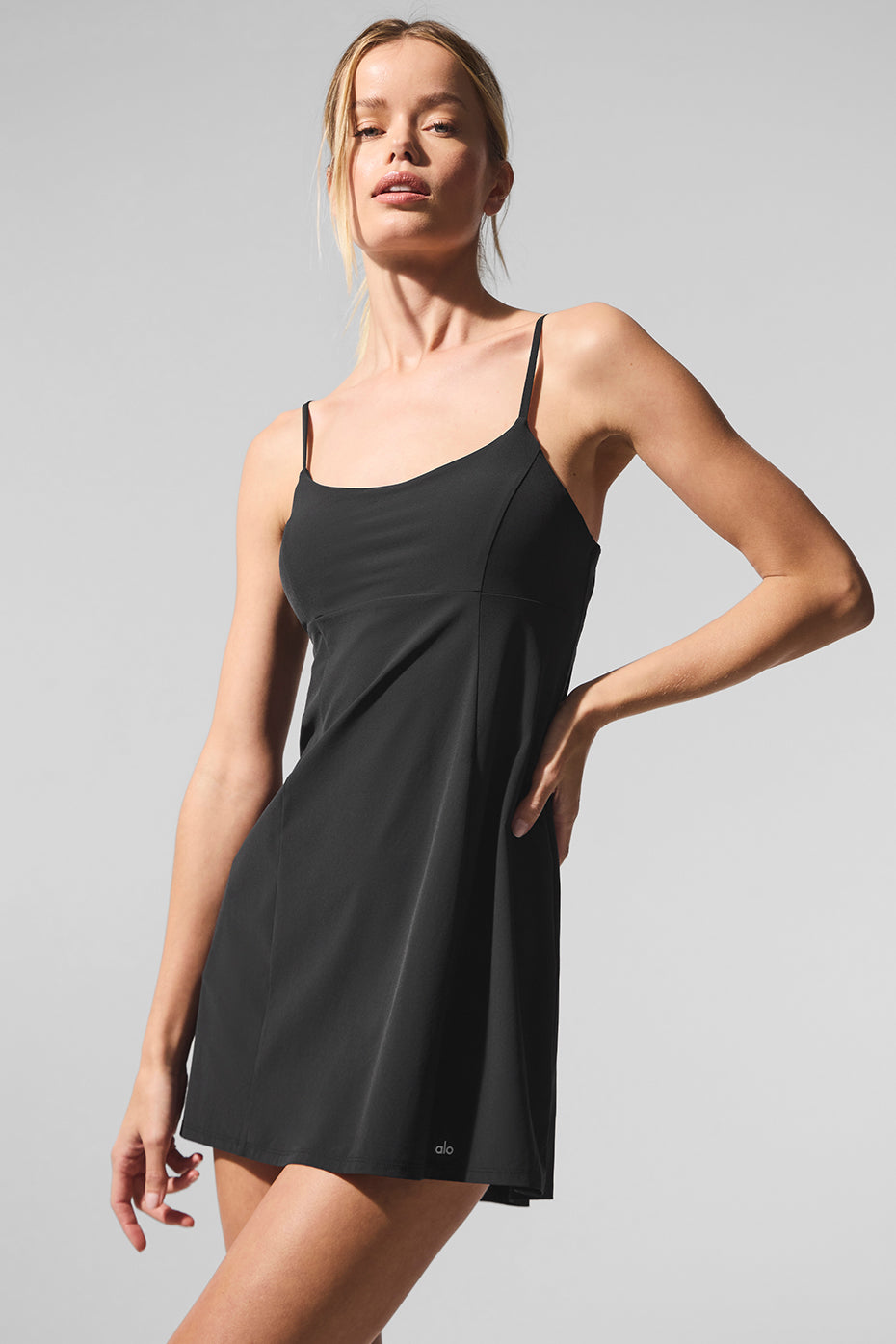 Breezy Tennis Dress - Black--0