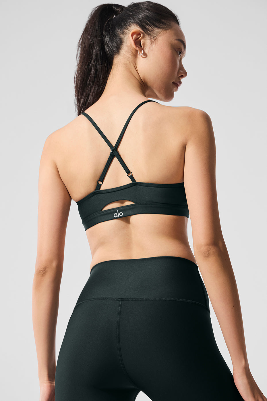 Airlift Intrigue Bra - Charcoal Green--1