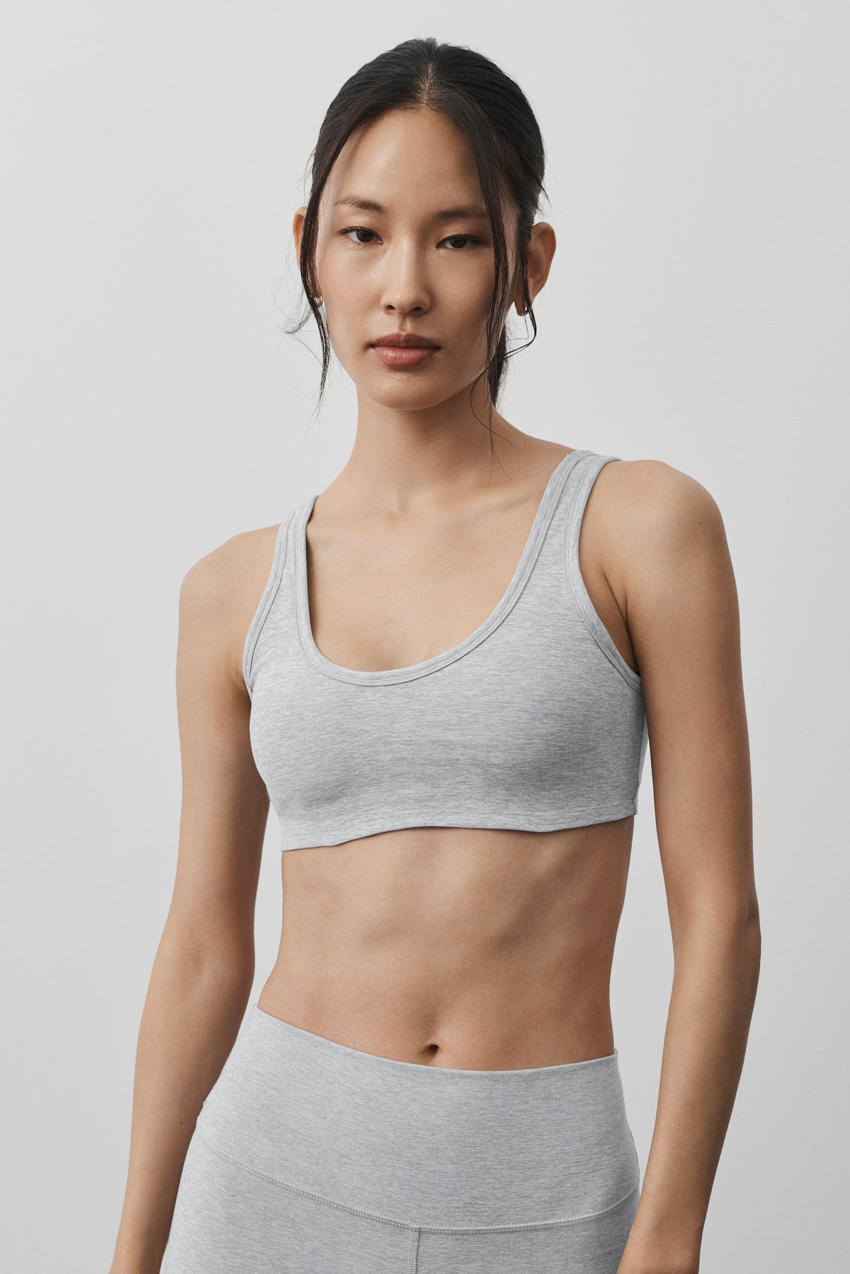 Alosoft Center Stage Bra - Vintage Athletic Heather--0