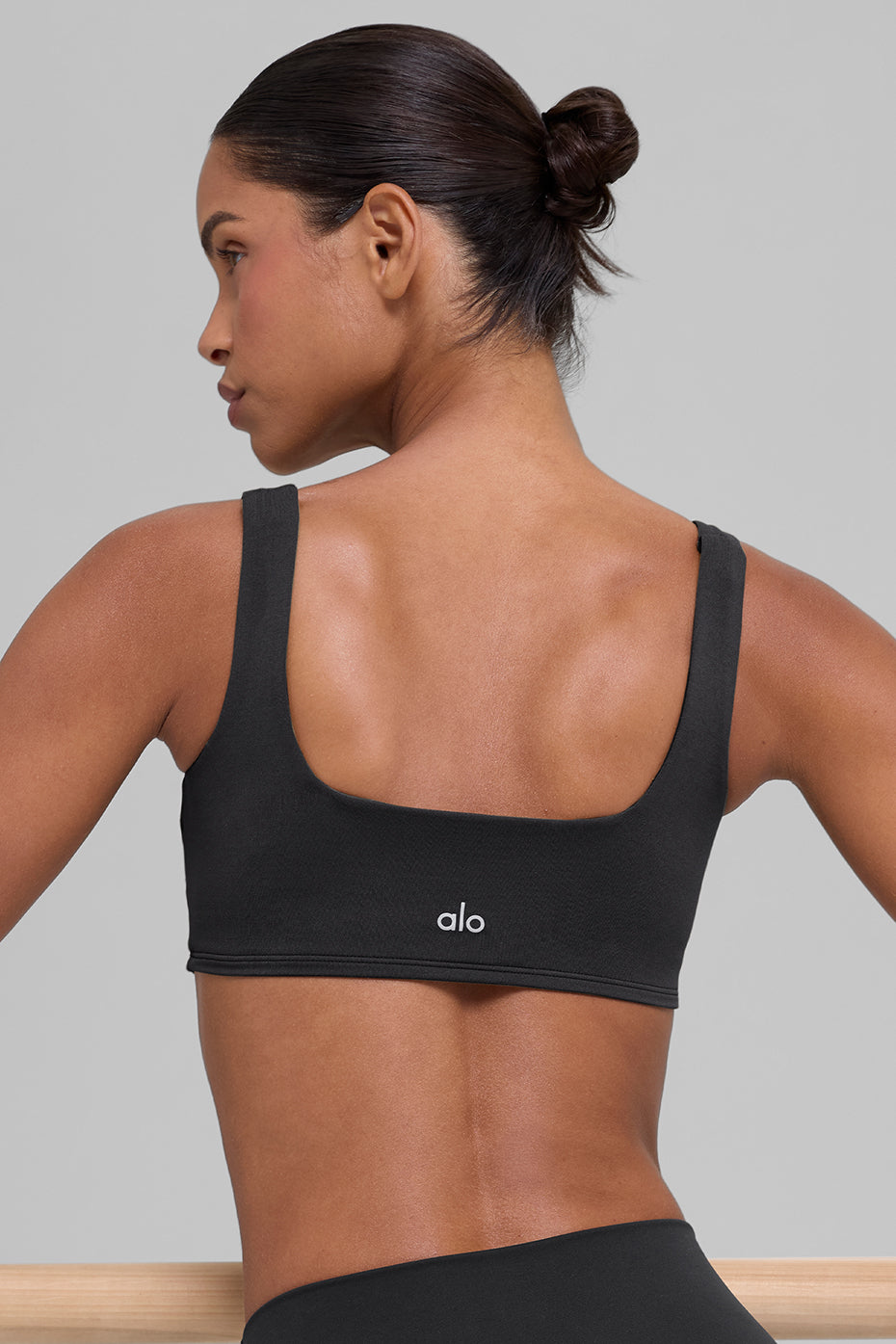 ALO Softsculpt Precision Bra - Black--3