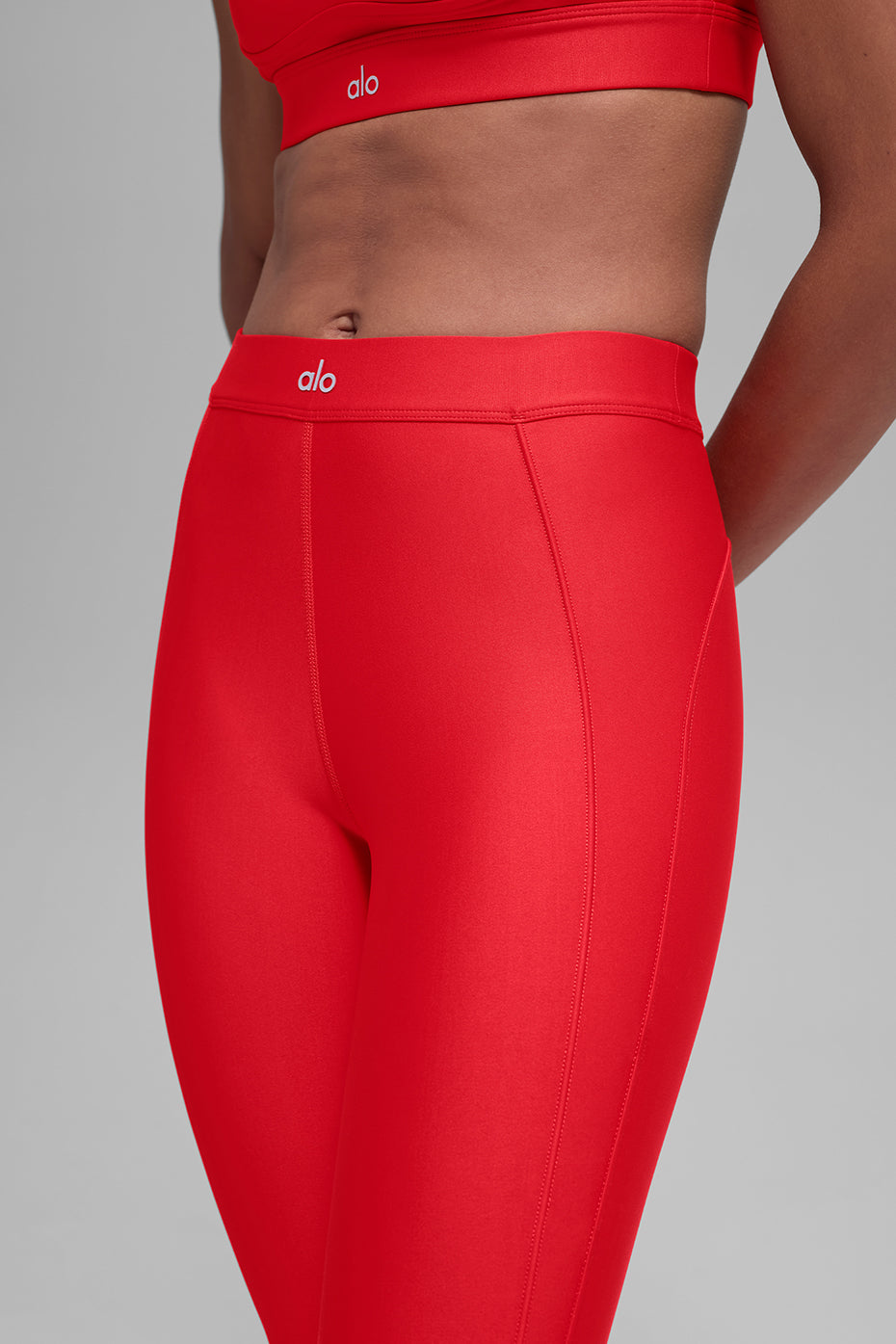 Airlift High-Waist Ignite 7/8 Legging - Bright Red--1